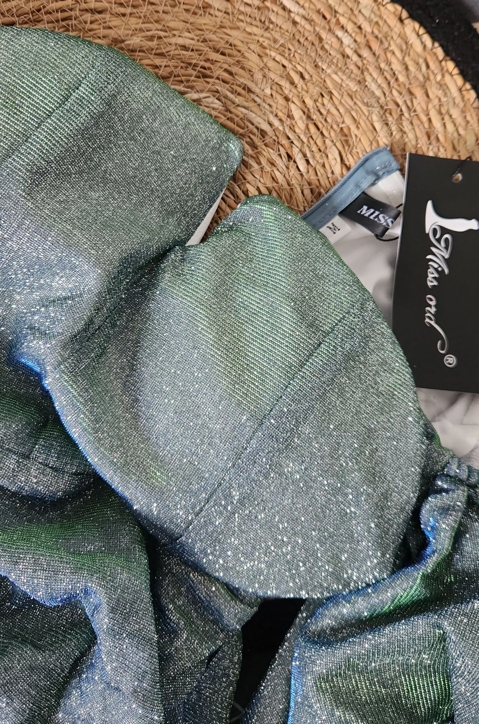 Glinsterende jurk met pailletten V-hals push-up ●Maat M●🌸 – photo 6